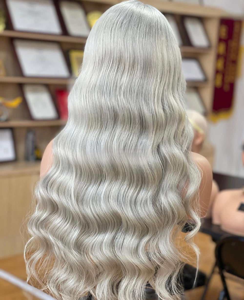 (VIP) Icey Luxe Soft Blonde Melt – Bone Straight Slavic 5.0 Knot lace front Lightest Soft butter Blonde Platinum Wig 13x5 Season sale, Hot Selling Summer Wig