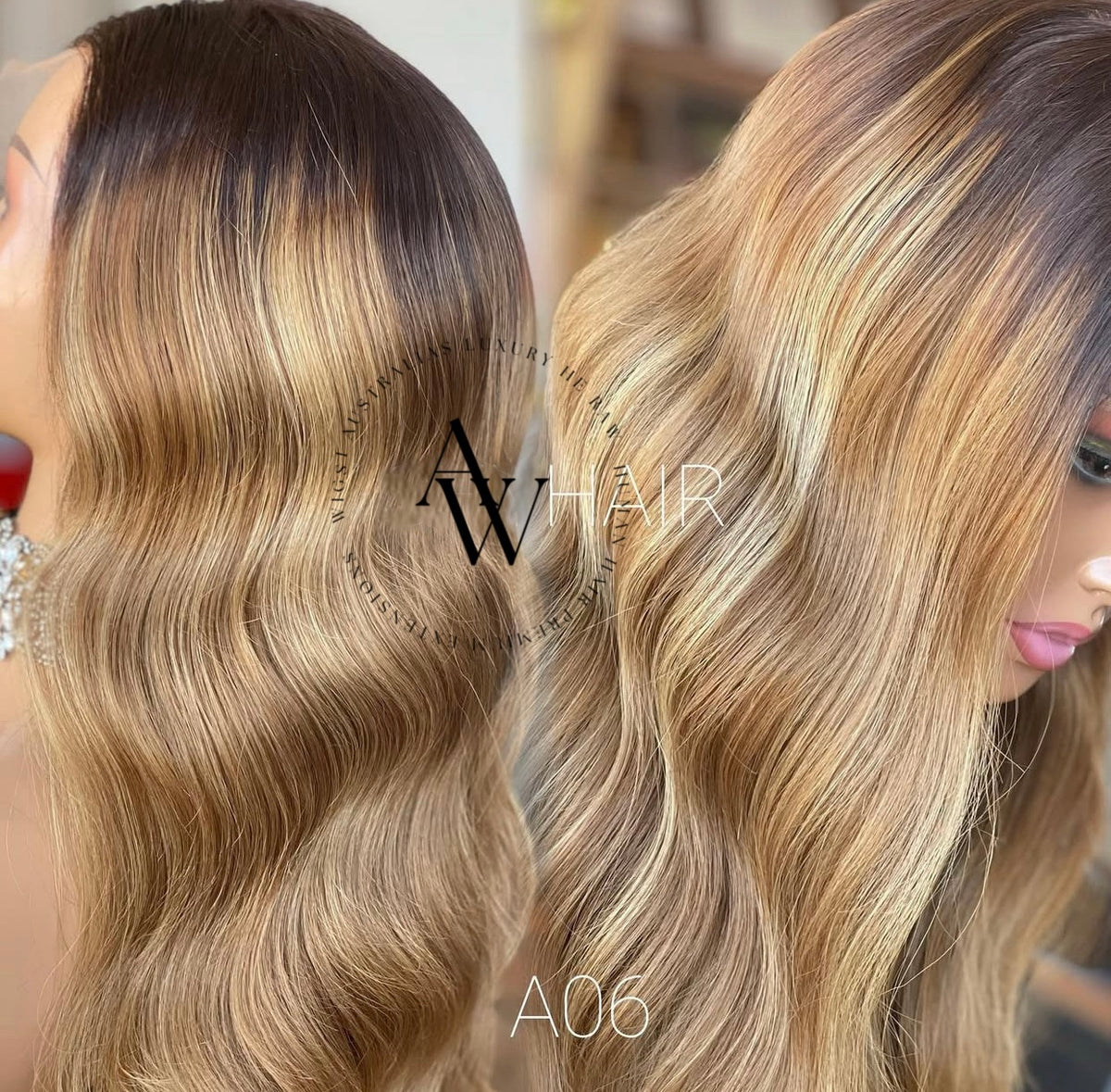 Caramel Dew Wig AllWIGS.au – Premium Luxury Balayage Wig Collection (VIP Sale)