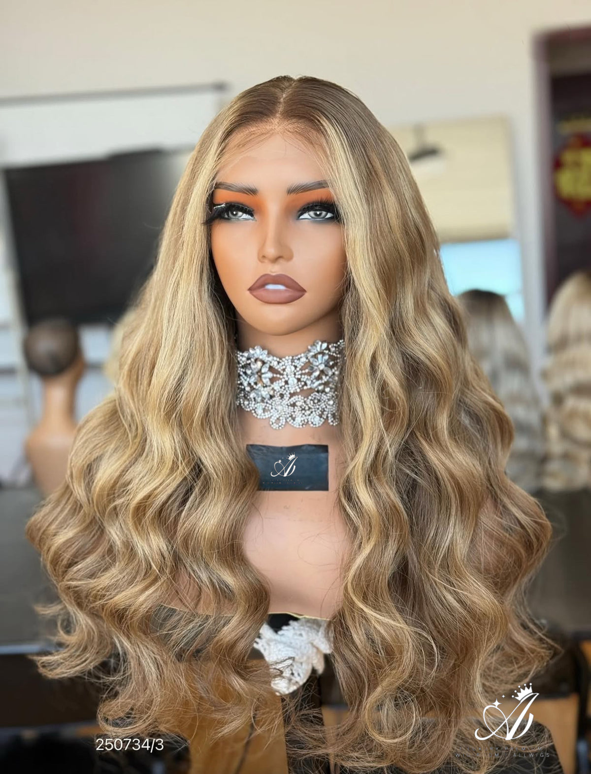Upgraded Premium 2.0 Lace Caramel Muse™ | Premium 5.0 HD Lace Wig – Hand-Crafted European Blend | AllWigs.store