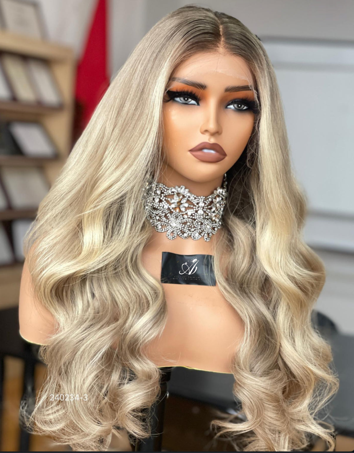 New Upgraded Irina Élégance™ – Ultra (VIP) Platinum 2.0 Soft Wave 13x5 HD Lace Frontal | Natural Flow | Sculpted Texture VIP Exclusive Wig