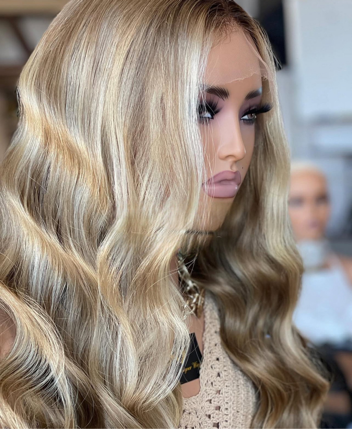 Frostline Crown – Ash Root Melted 613 Blend Luxury HD Lace Hand-made Custom Wig