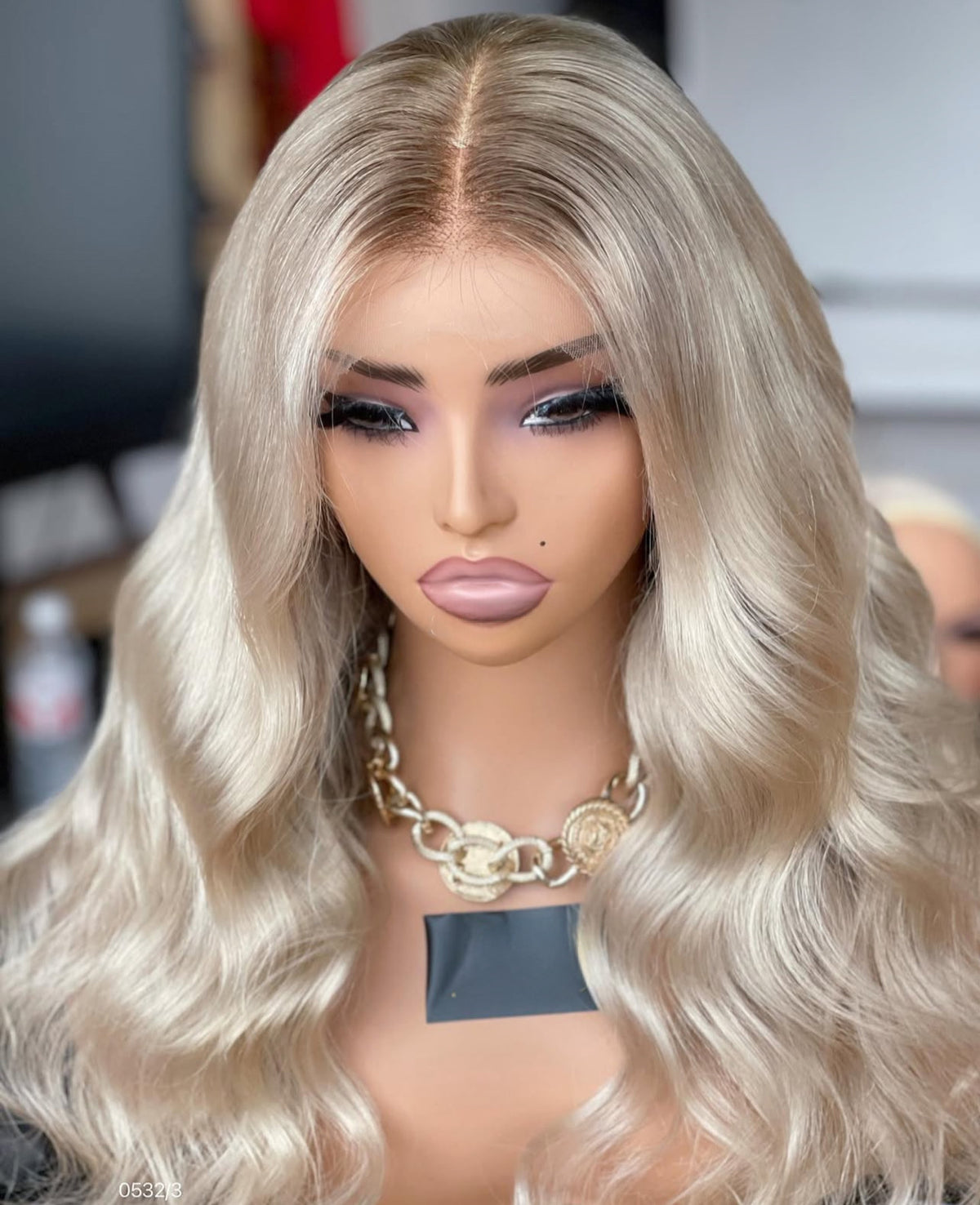 Icy Ash Blonde Wig Series Vanilla Silk – Buttery Blonde HD Closure Wig 13x4