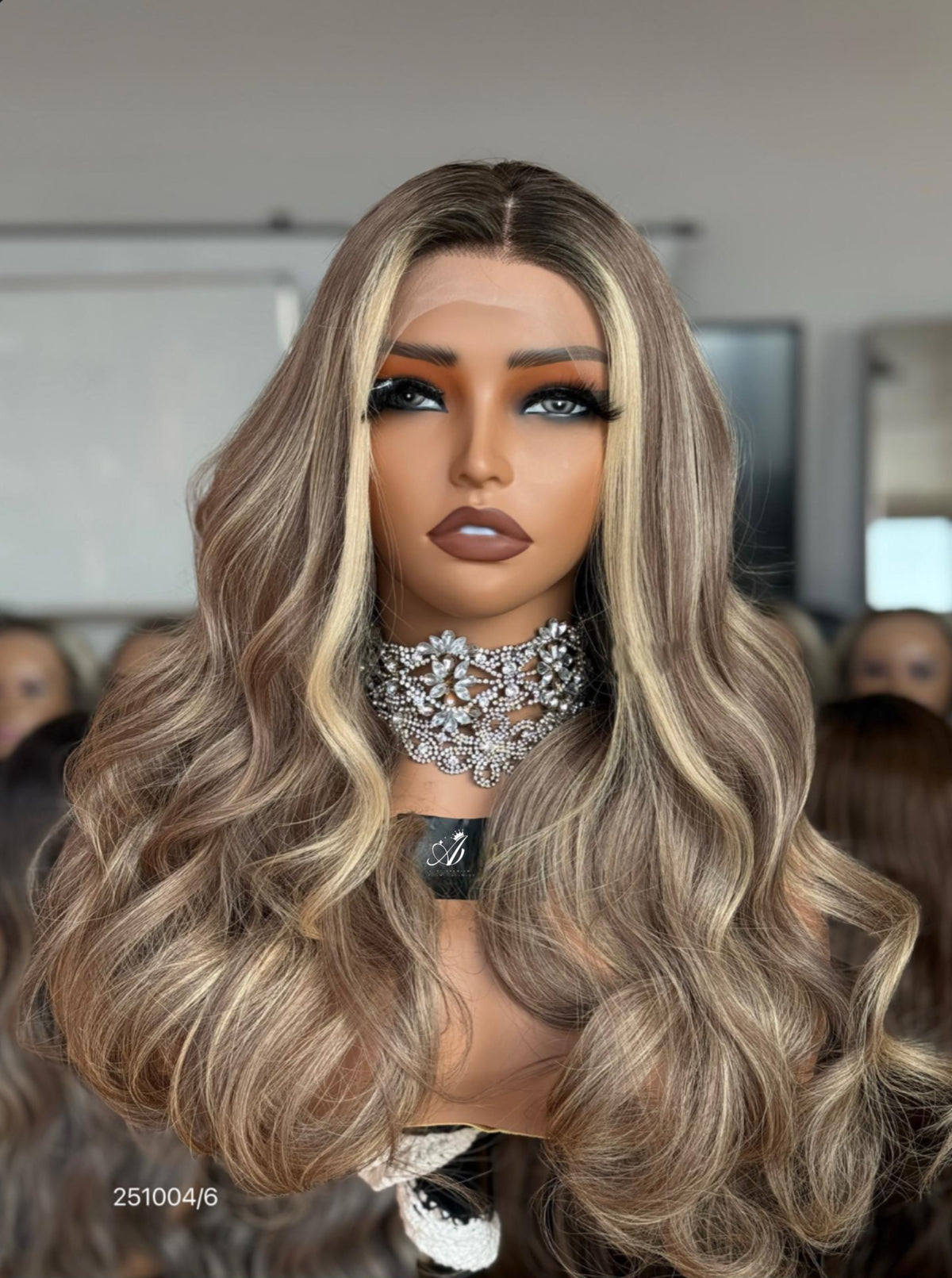 Ultra VIP Wig Room Exclusive Elara’ Platinum 2.0 HD Lace Wig | Luxury Raw Premium Human Hair – AllWigs.Store™️ Global Luxury Shipping