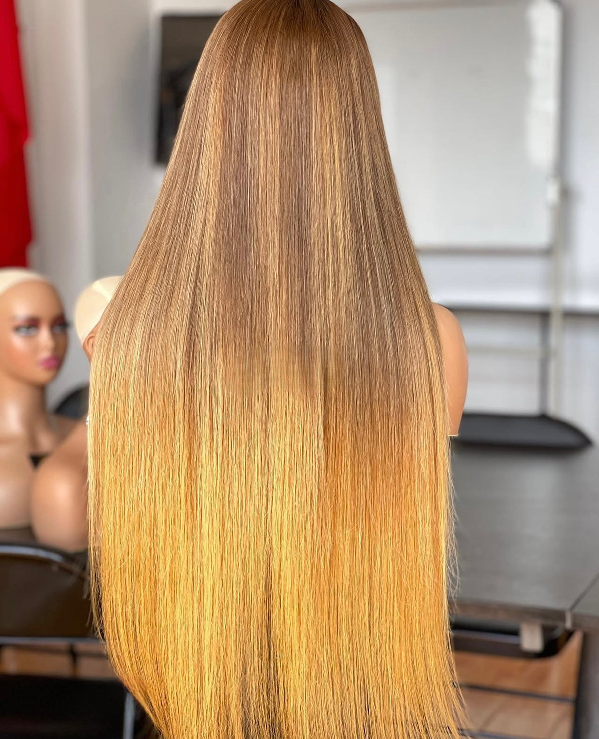 Golden Muse – Honey Blonde Balayage HD Lace Wig 13x4