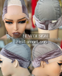 Upgraded Silk Patch Wig Cap Tool – Scalp Illusion Base | Platinum 2.0 Cancer Inclusive Medical Grade Wig Luxury Luxury Hair Tool ™️ Re-usable Long-Life Span 2 in 1 Smart Cap Easy to Stretch-Wear Adjustable Cap Size