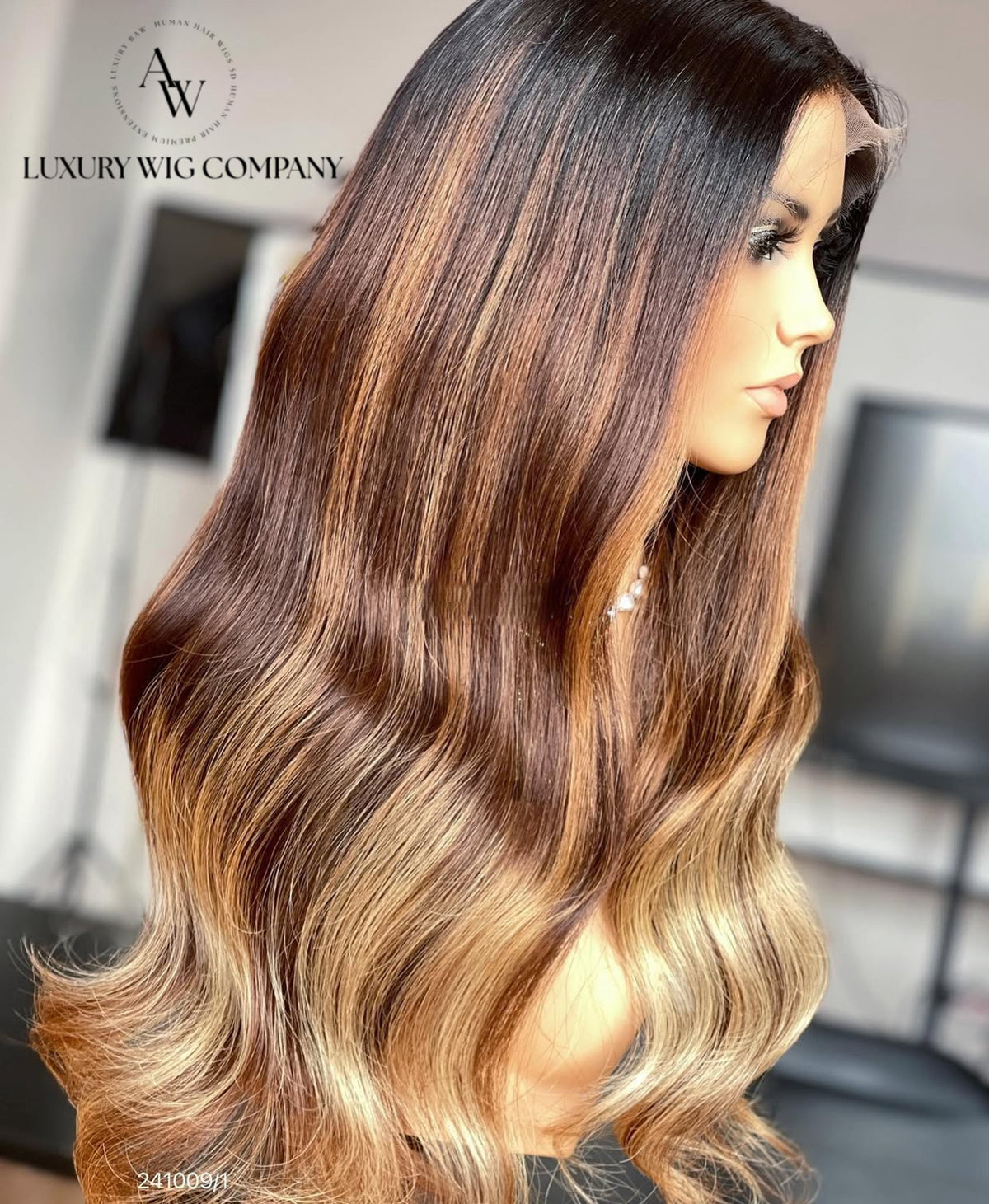 (VIP) Ombre Sweet Amber Medical Grade Elegant Classy HD Luxury Lace Front Wig, Summer Season Sale (Vip Sale) Hot Selling 100% human hair Single Donor hair