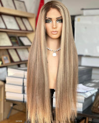 VIP) Honey Drip Blonde Balayage Lace Front Wig – 5.0 HD Lace Summer Season Black Friday Sale