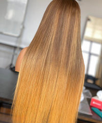 Golden Muse – Honey Blonde Balayage HD Lace Wig 13x4