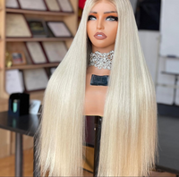 Icy Silk – HD Lace Straight Platinum Blonde Custom Wig