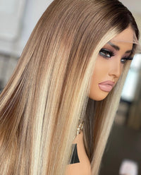 Vanilla Beam – Body Wave Blonde Balayage Wig Popular 13x4