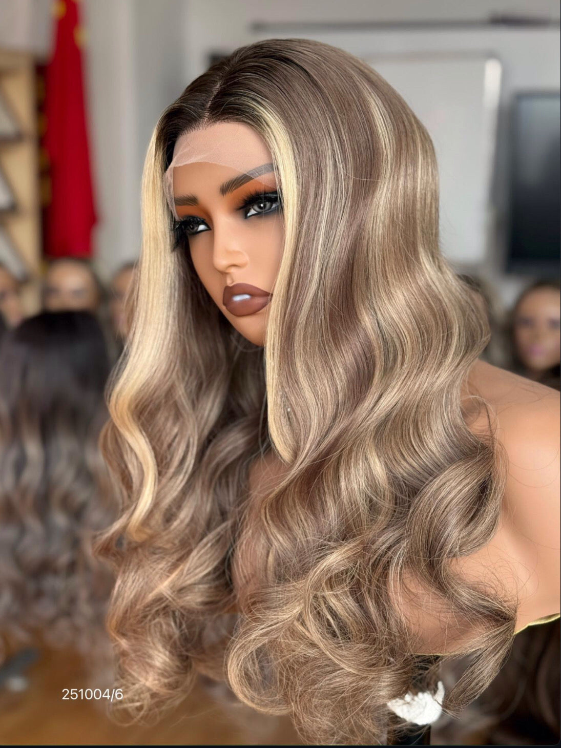 Ultra VIP Wig Room Exclusive Elara’ Platinum 2.0 HD Lace Wig | Luxury Raw Premium Human Hair – AllWigs.Store™️ Global Luxury Shipping