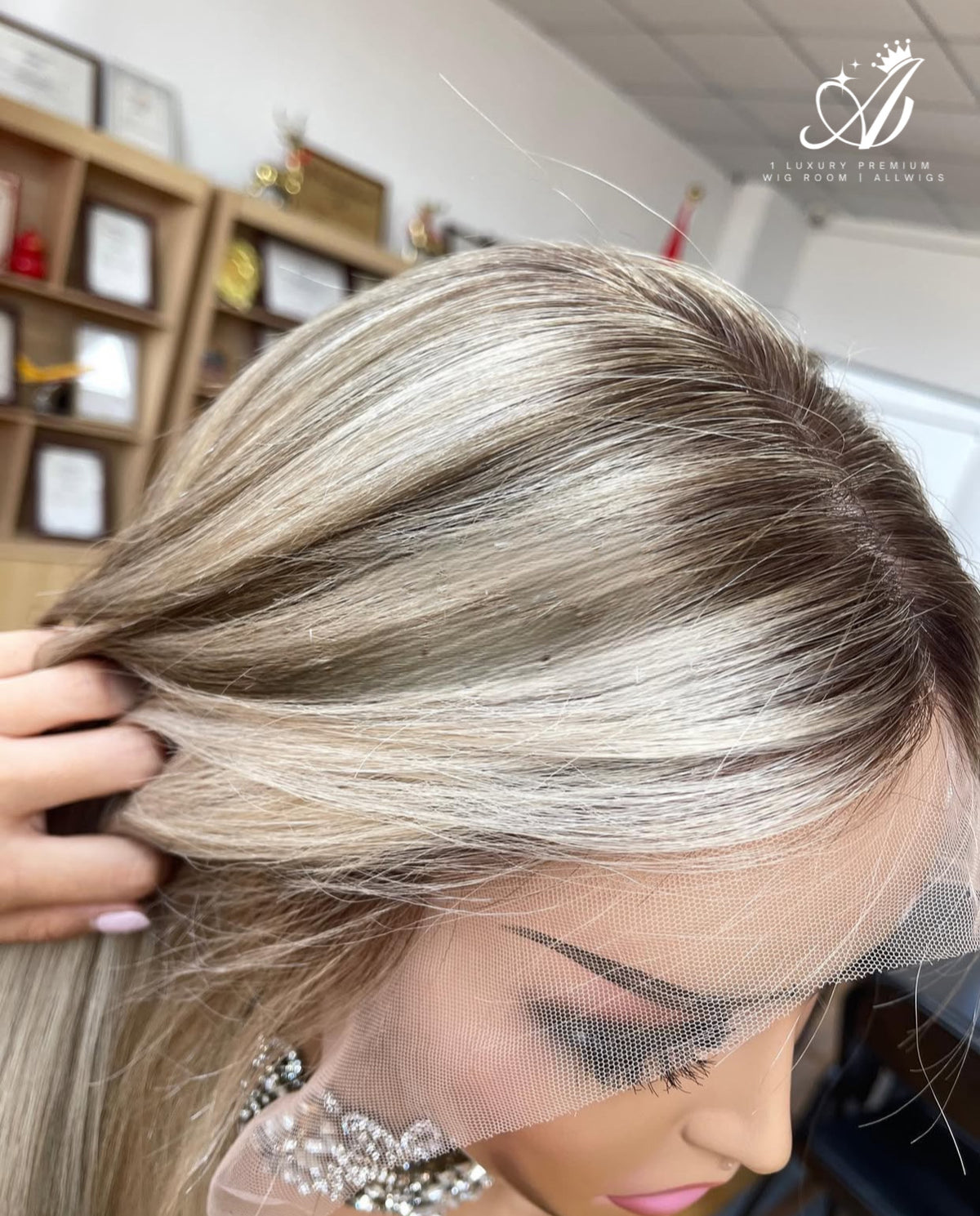 Gold Digger – Upgraded Premium Platinum Lace Wig | Russian 5.0 Medical Patchwork Edition