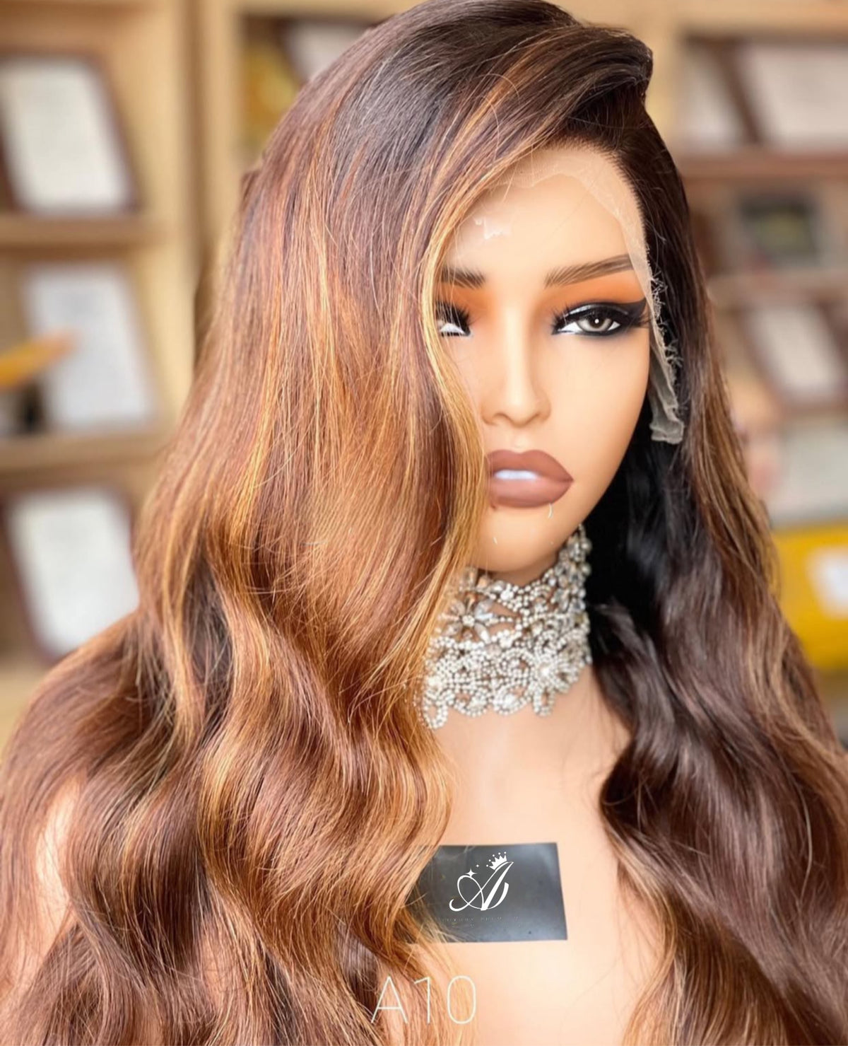 Balayage Brown luxe Fission 1™ – Honey Blonde Dimension Lace Wig (Elite Edition)