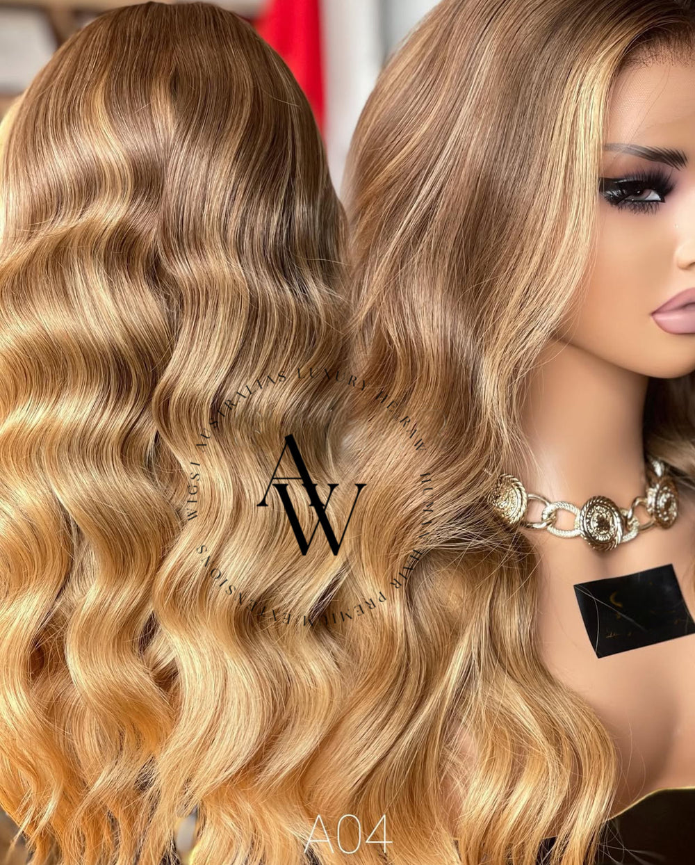 Honey Glaze Wig AllWIGS.au – Premium Luxury Balayage Wig Collection (VIP Sale)
