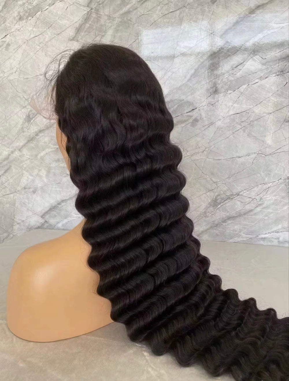 (VIP) Jet Black Premium Anabelle - Body Wave HD Lace Wig Water Lace Front Perfect Vacation Unit Season Sale HD Luxury Wig, Hot Selling