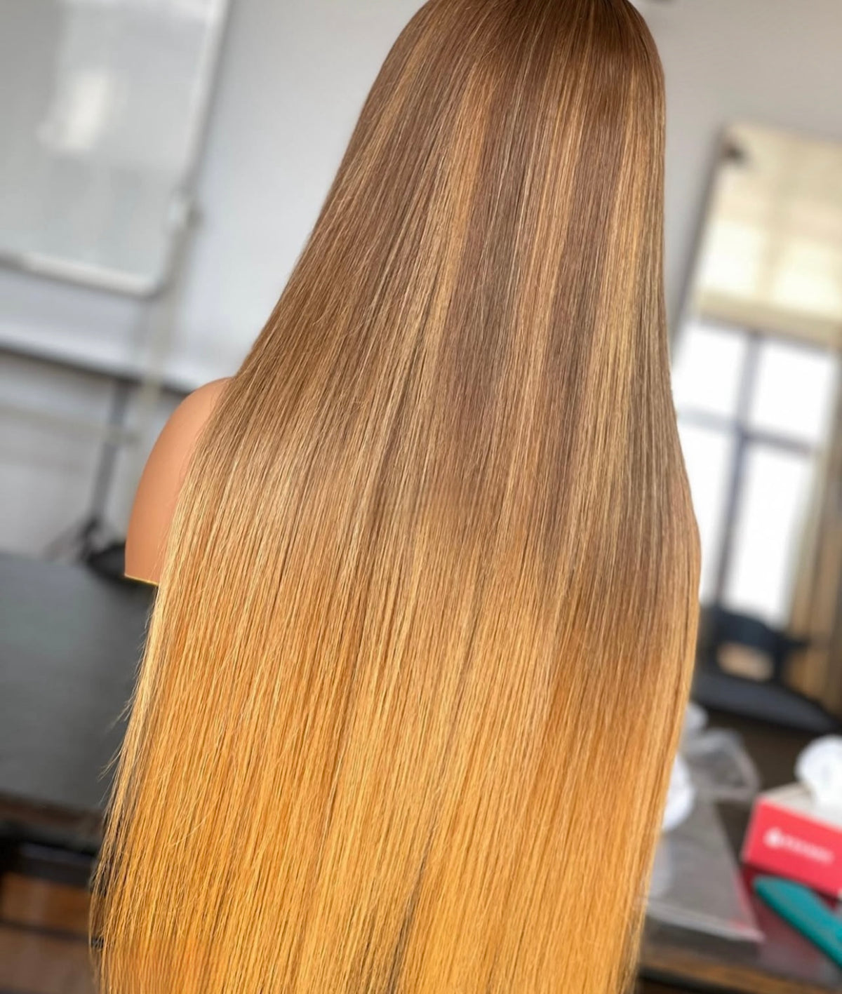 Golden Muse – Honey Blonde Balayage HD Lace Wig 13x4