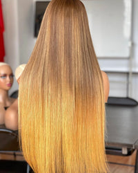 Golden Muse – Honey Blonde Balayage HD Lace Wig 13x4