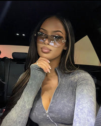 Black & White Highlight Wig Virgin hand-made HD lace wig unit