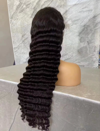 (VIP) Ariel Deep Wave HD 13x5 Lace Front Wig Water Wave Lace Front Perfect Vacation Unit Season HD Luxury Wig Sale, Hot Selling 100% Human Hair Single donor Wigs