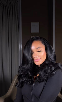 Vanessa Vacay Unit 360 lace, glueless, natural black wig — luxury wig